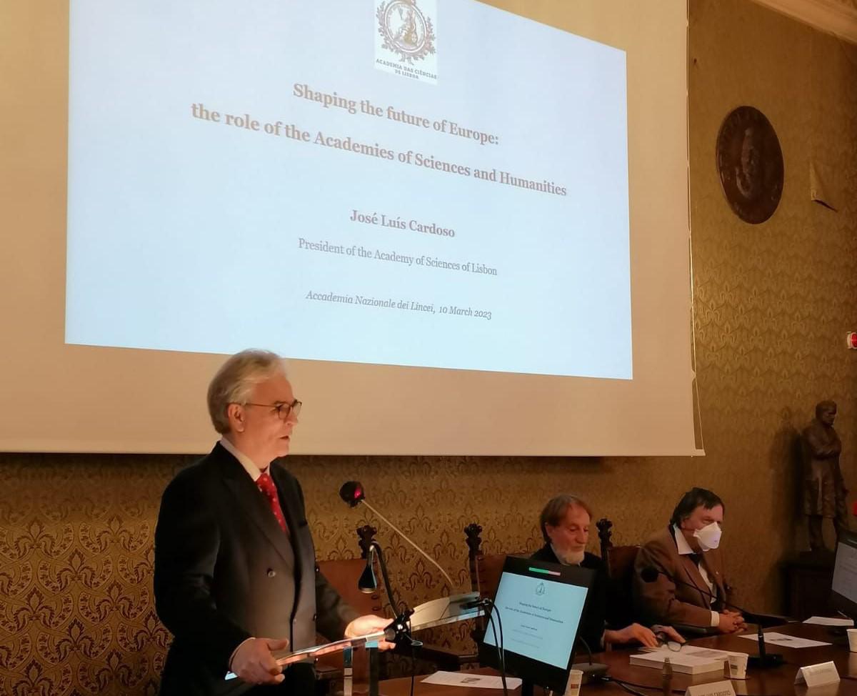 Ue, presidente Accademia Scienze Lisbona ai Lincei: "L'Europa è di fronte a grandi sfide"