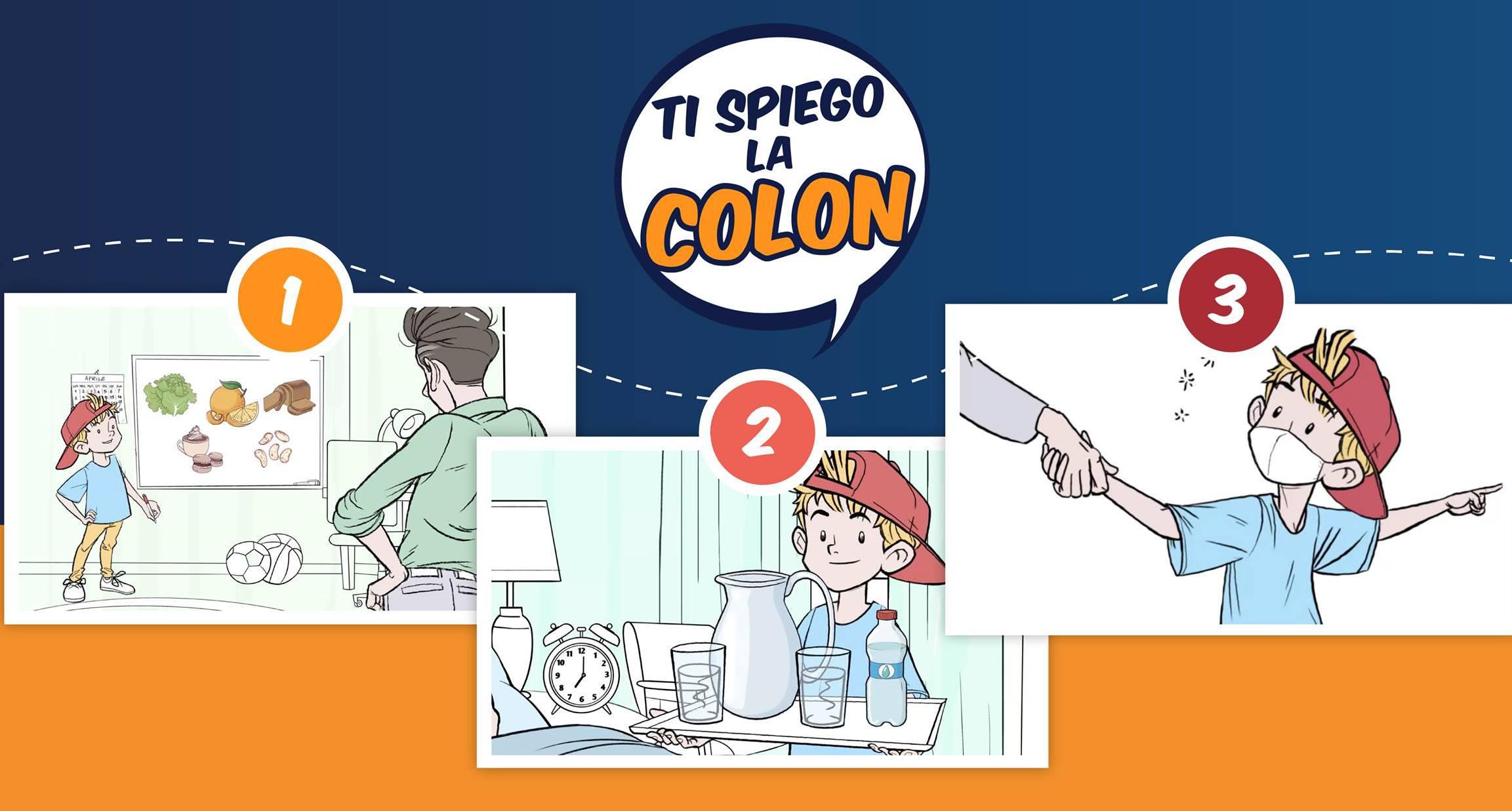 Un cartone animato per 'spiegare' la colonscopia
