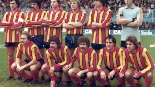 Una formazione del Catanzaro nella stagione di Serie A 1979-1980