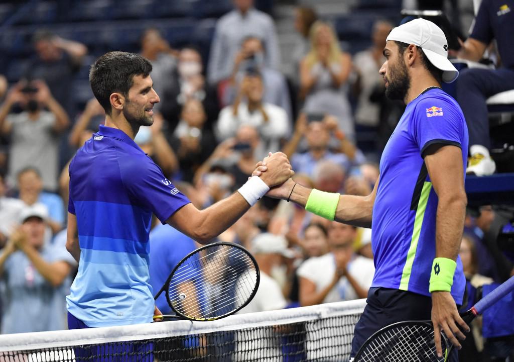US Open, Berrettini battuto da Djokovic nei quarti