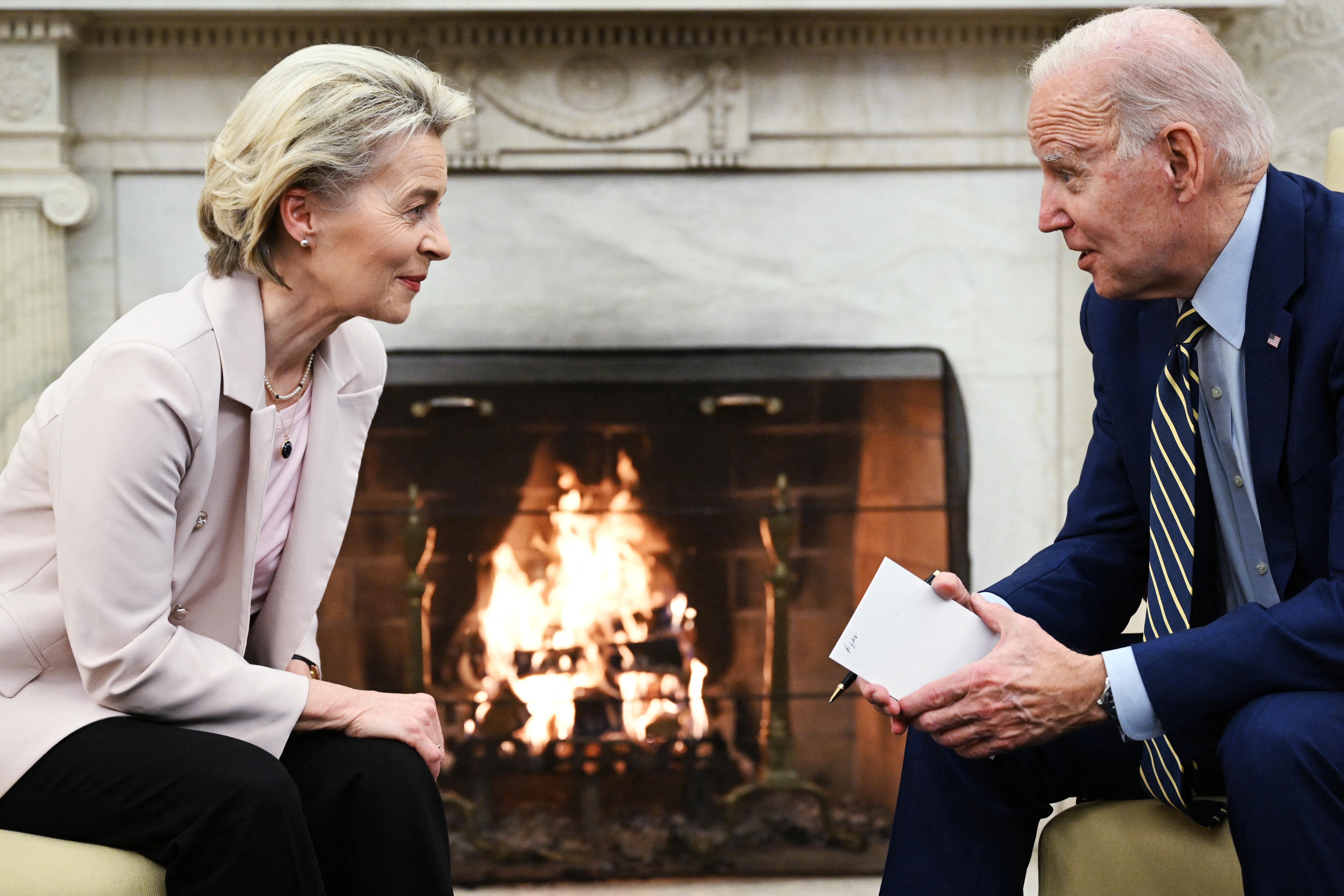 Usa-Ue, Von der Leyen: "Con Biden colloqui molto costruttivi"