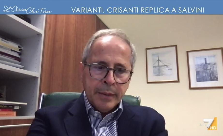 Vaccino covid e varianti, Crisanti: "Salvini? Non aveva capito nulla"