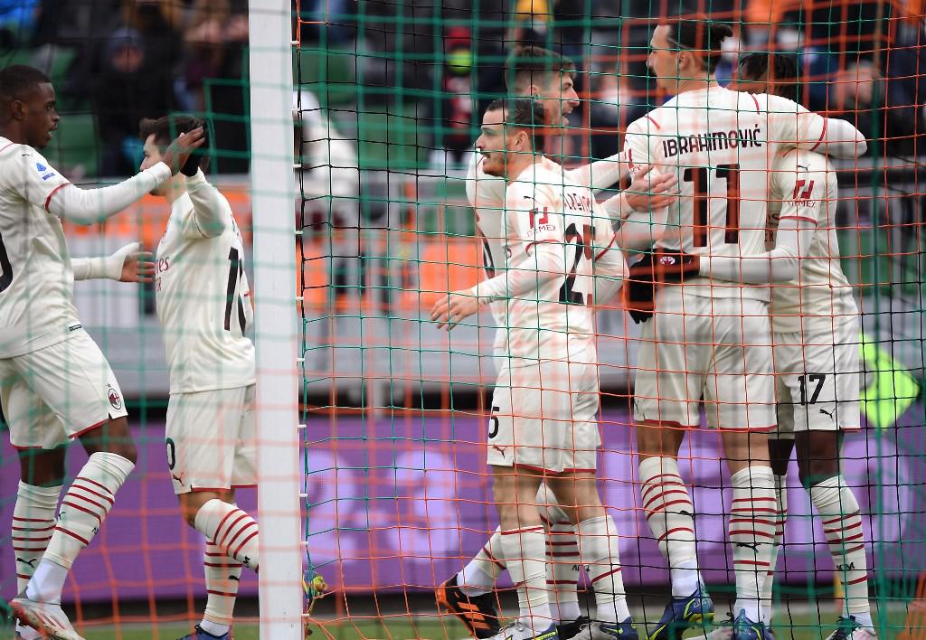 Venezia-Milan 0-3, gol Ibra e doppio Theo Hernandez