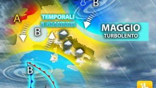 Violenti temporali con grandine al Nord, migliora nel weekend: previsioni meteo