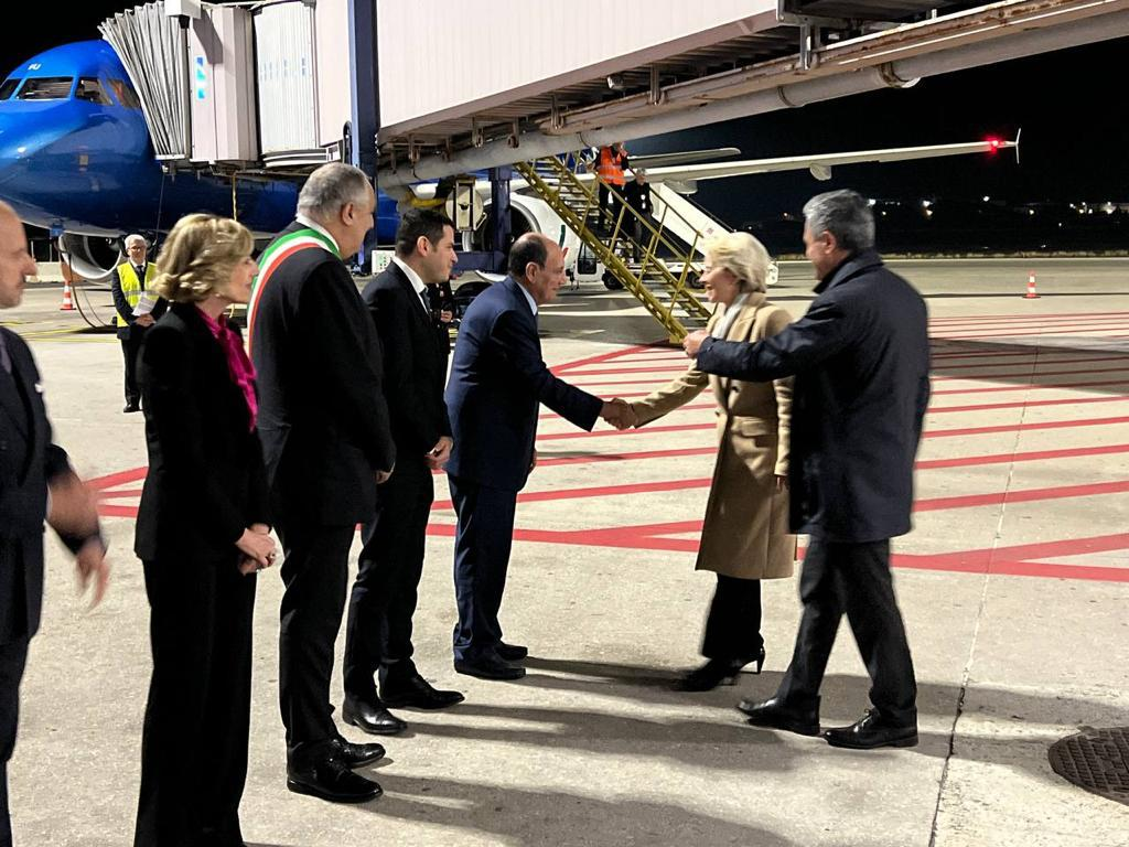 Von Der Leyen arrivata a Palermo