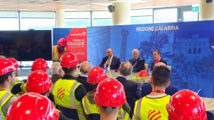 Webuild, al via in Calabria la scuola di formazione e occupazione per operatori di cantiere