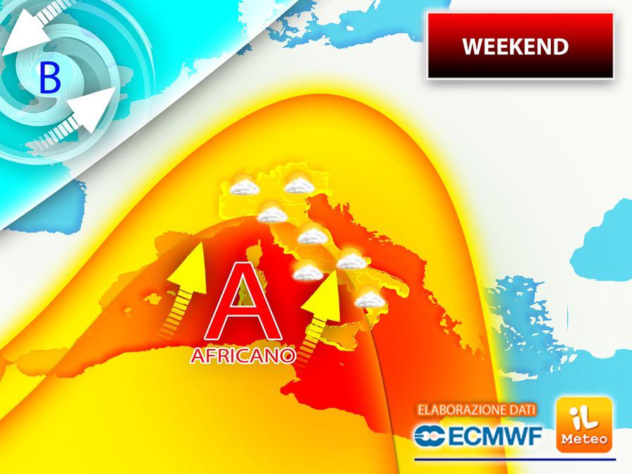 Weekend 8-9 maggio con sole e caldo, poi torna la pioggia