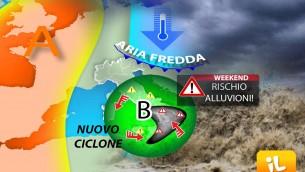 Weekend di maltempo, in arrivo alluvioni al Sud