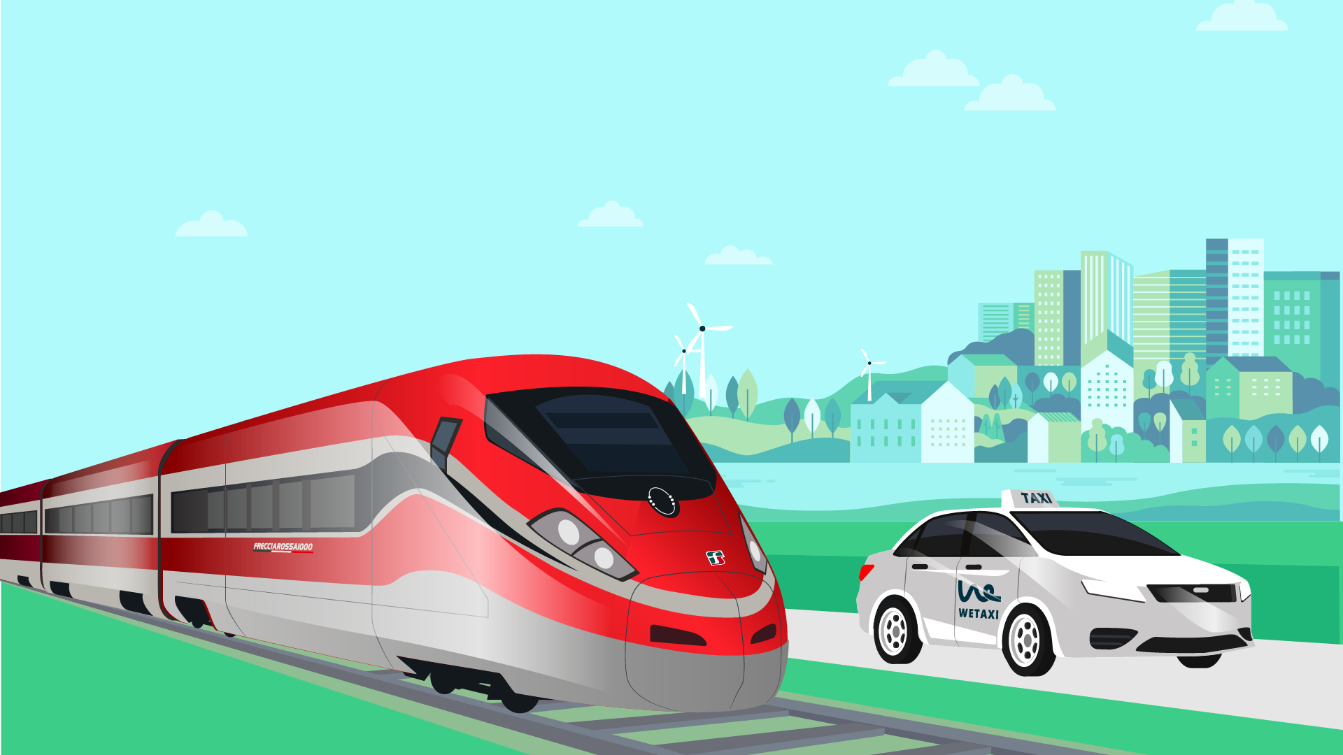 Wetaxi si integra con Trenitalia