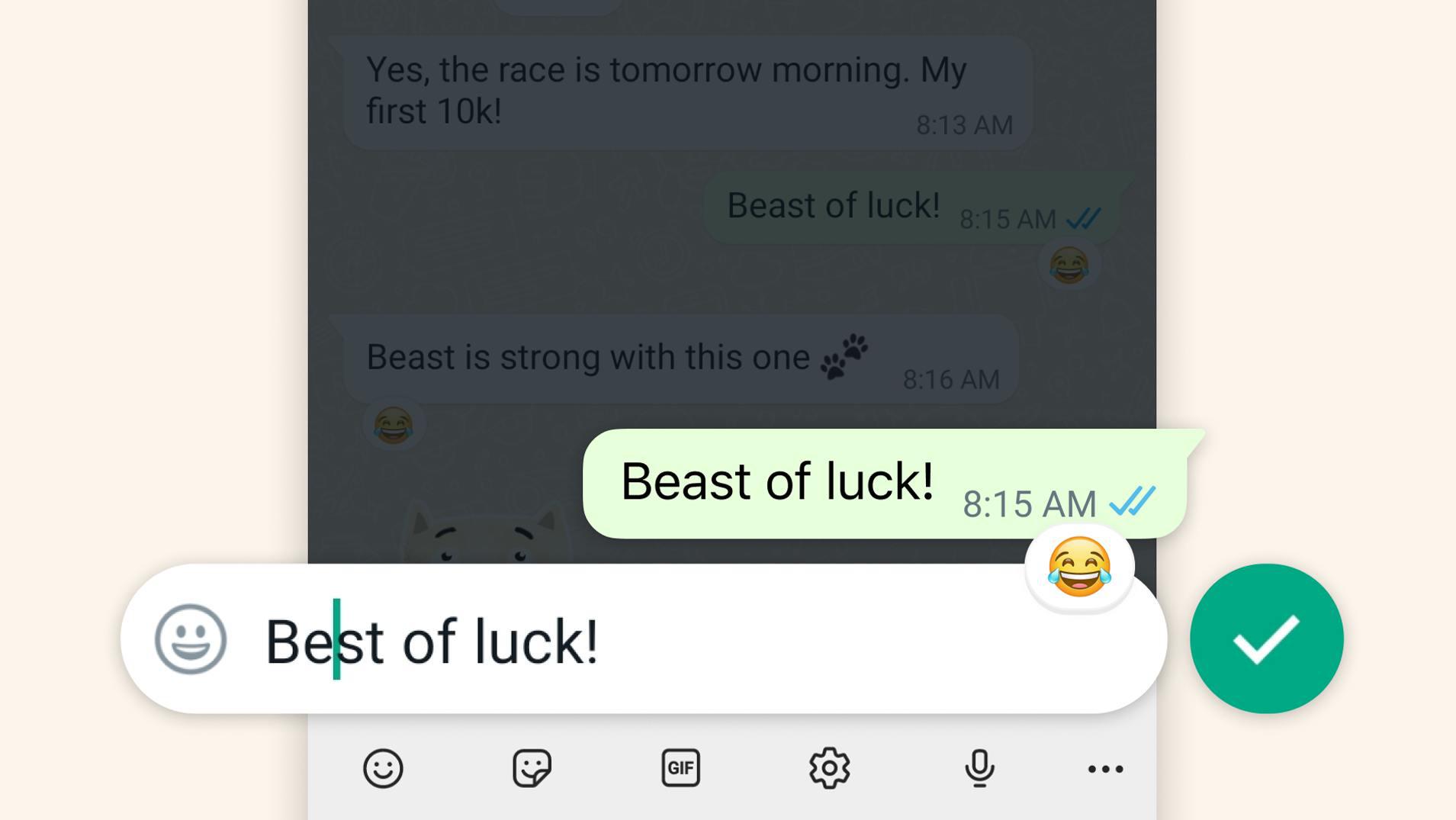 WhatsApp, arriva l'opzione per modificare i messaggi