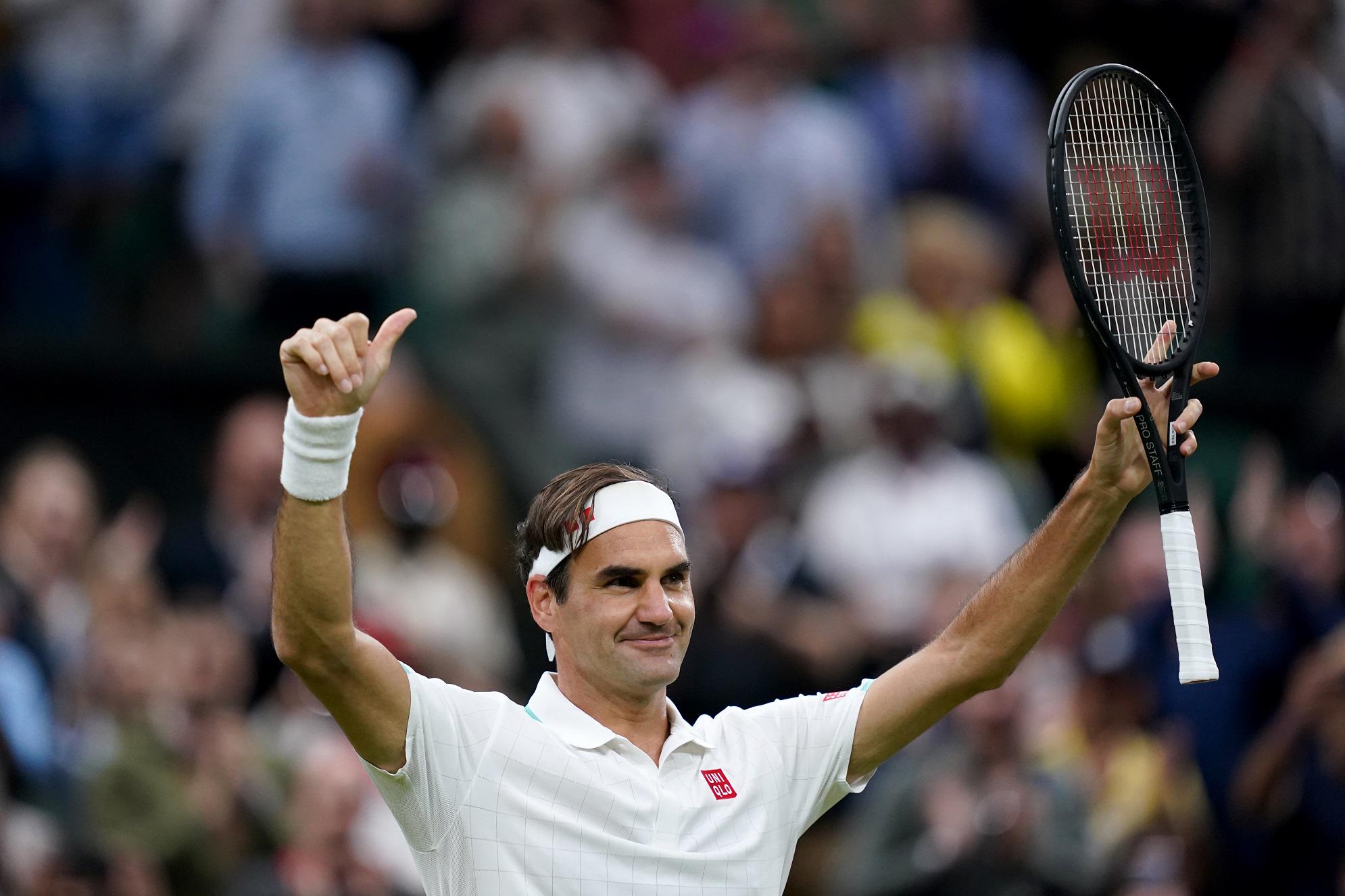 Wimbledon, Federer batte Sonego in 3 set