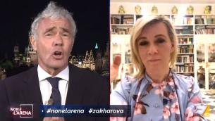 Zakharova a Giletti: "Sembra appena arrivato sulla Terra"