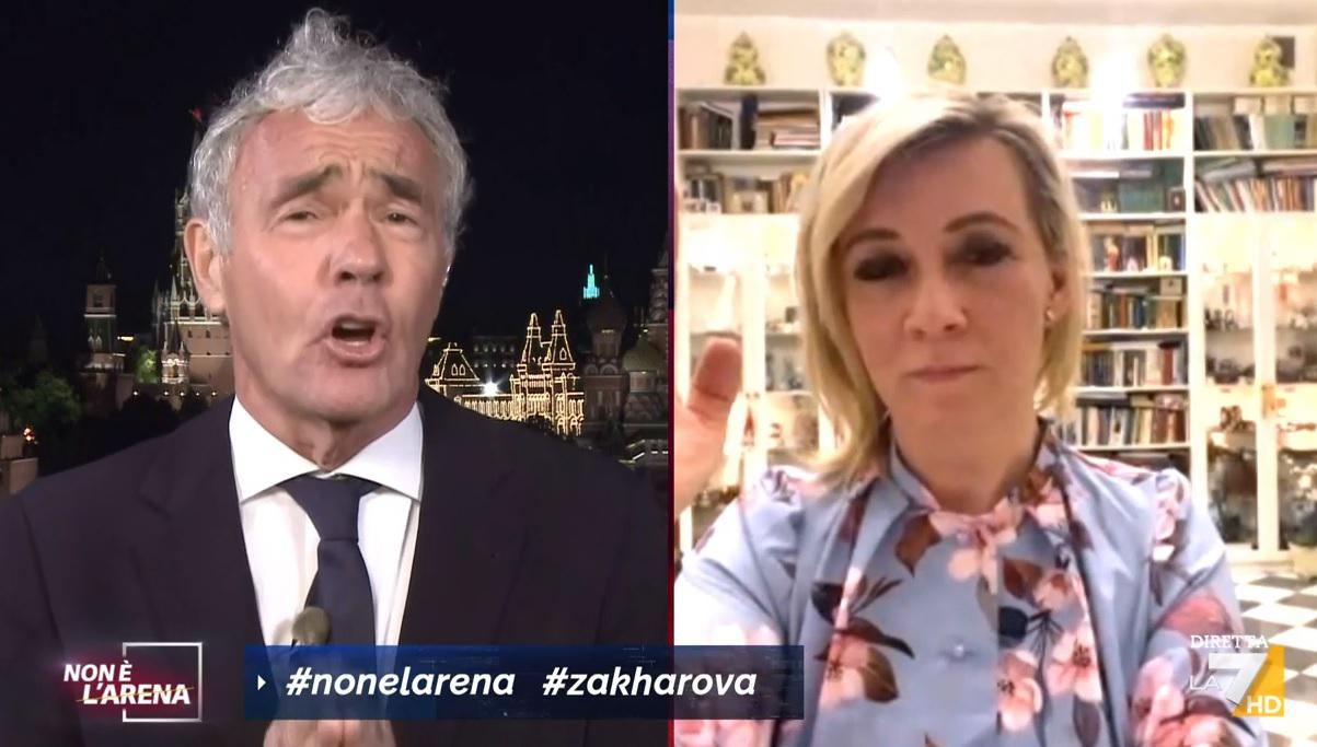 Zakharova a Giletti: "Sembra appena arrivato sulla Terra"