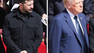 Zelensky ai funerali del Papa senza la mimetica, Trump 'stecca'